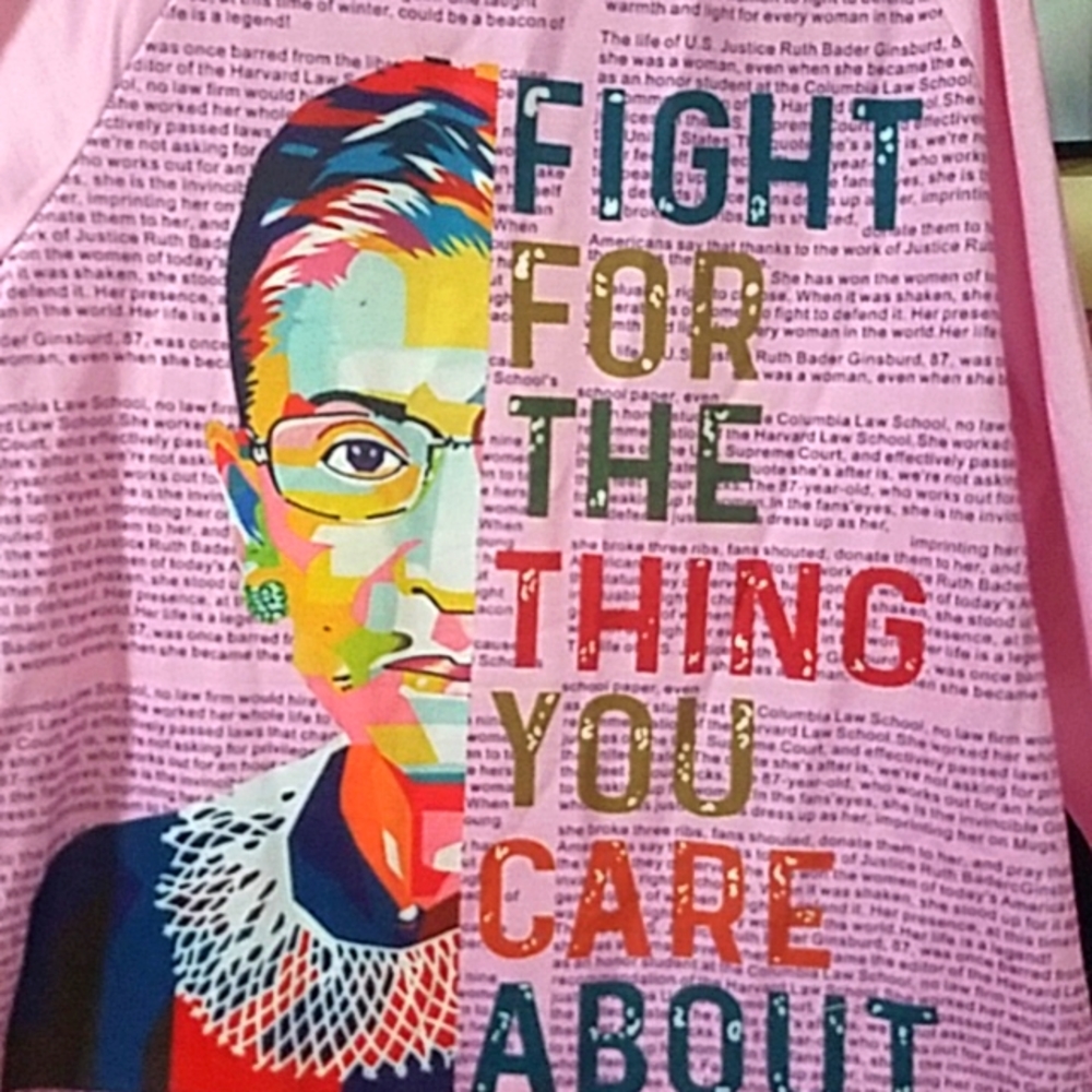 RBG pop art and Bio Long Sleeve